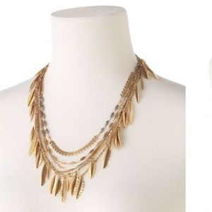 Stella & Dot Garland Fringe Necklace